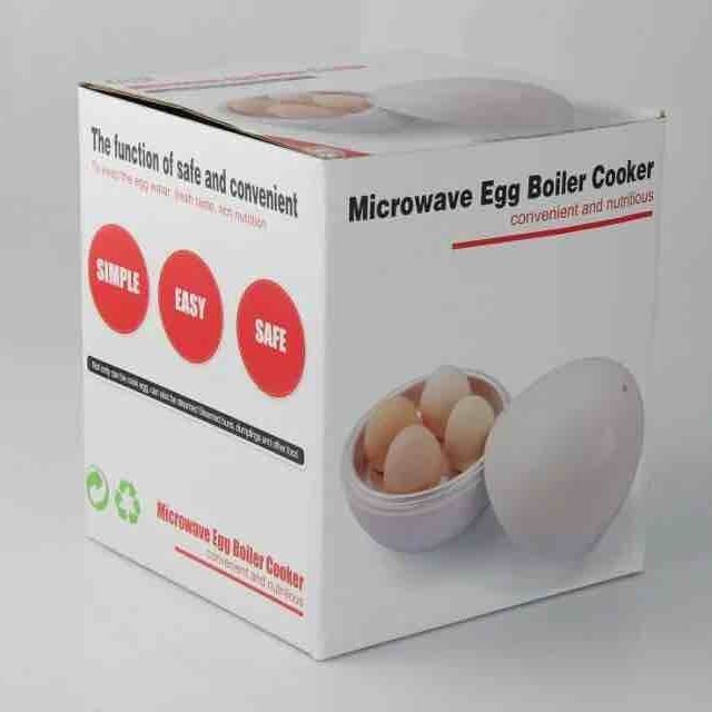 4-Egg Microwave Boiler – Quick Cooker for Perfect Soft or Hard Boiled Eggs