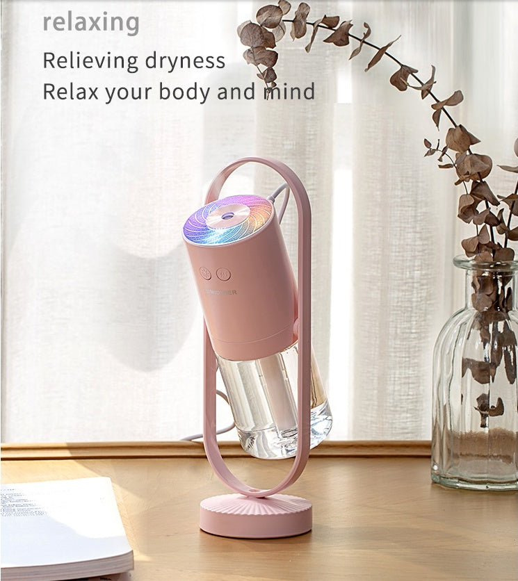 Magic Shadow USB Humidifier – Ultrasonic Mist with Night Light & Star Projection