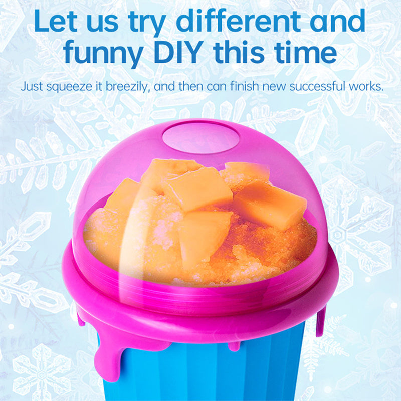 500ml Slushy Maker Cup – Quick-Freeze Smoothie & Ice Cream Cup for Summer Drinks