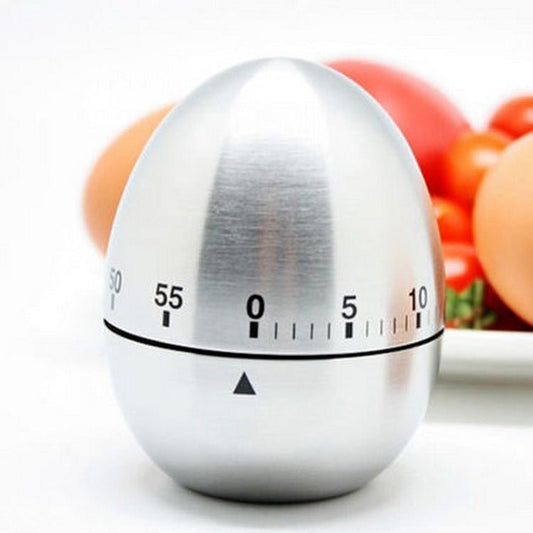 Stylish Mechanical Kitchen Timer – 60 - Minute Loud Chime for Stress - Free Cooking - Slushin_Dept
