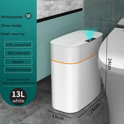 Smart Induction Trash Can – Automatic Lid for Home, Kitchen & Car