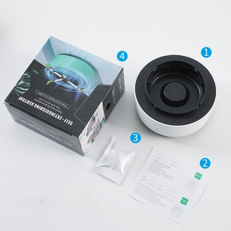 Smart Air Purifier Ashtray – Smoke Without the Smell