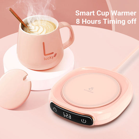 Smart Mug Warmer – Constant Temp Heating Pad for Coffee & Tea