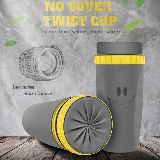 Double-Insulated Twist Tumbler – Portable Sippy Cup with Straw for Kids & Adults