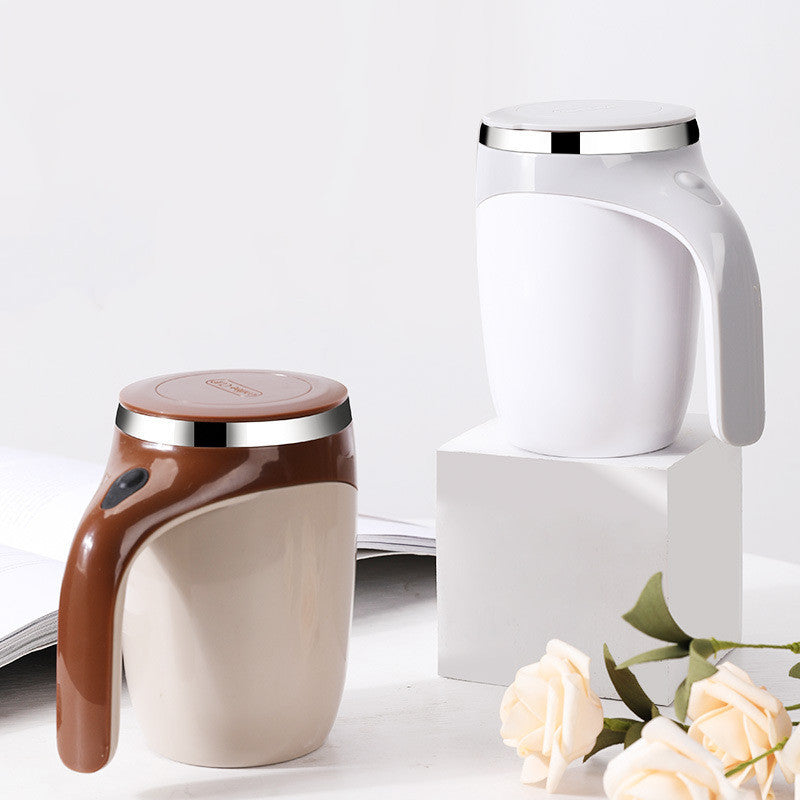 Magnetic Self-Stirring Cup – Rechargeable Electric Mixer for Coffee, Milk & More