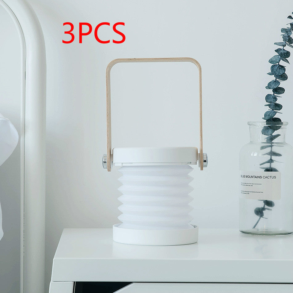 Foldable LED Night Lamp – Touch Dimmable & USB Rechargeable for Cozy Spaces