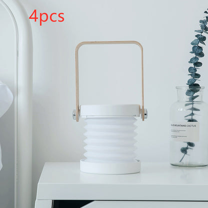 Foldable LED Night Lamp – Touch Dimmable & USB Rechargeable for Cozy Spaces