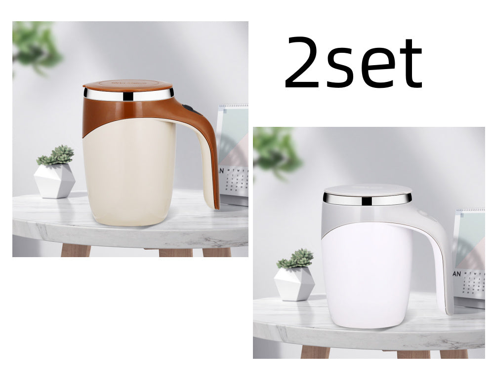 Magnetic Self-Stirring Cup – Rechargeable Electric Mixer for Coffee, Milk & More