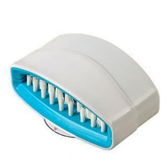 2-in-1 Kitchen Cleaning Brush – Suction Cup Scrubber for Utensils & Produce