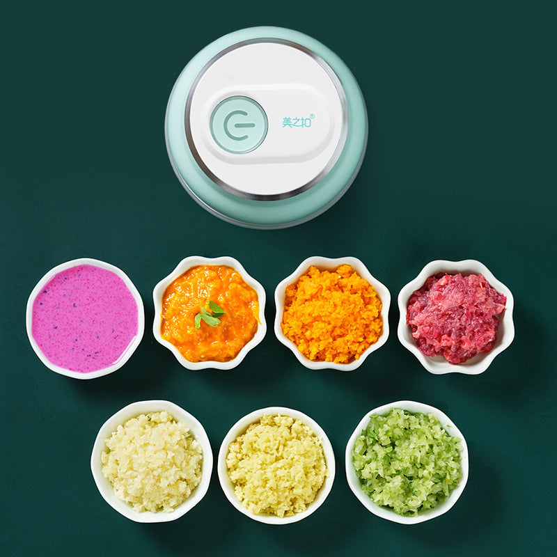 Mini Electric Food Chopper – USB Grinder for Garlic, Veggies & More