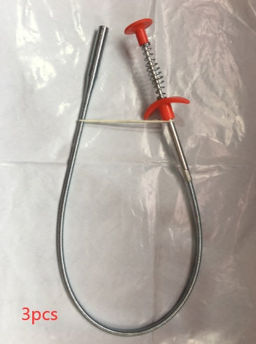 60cm Drain Clog Remover – Flexible Hair & Gunk Cleaner for Sinks