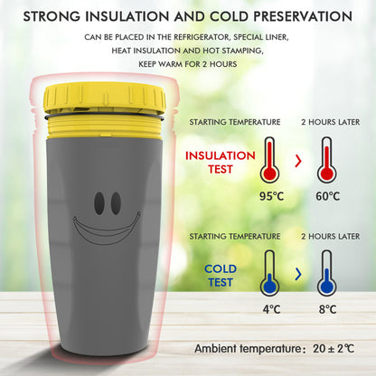Double-Insulated Twist Tumbler – Portable Sippy Cup with Straw for Kids & Adults