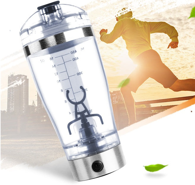 Electric Protein Shaker – USB Rechargeable Mixer for Milk, Coffee & Sports Drinks