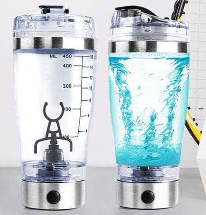 Electric Protein Shaker – USB Rechargeable Mixer for Milk, Coffee & Sports Drinks