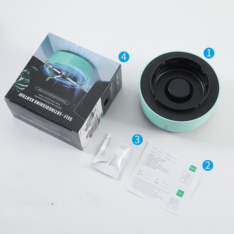 Smart Air Purifier Ashtray – Smoke Without the Smell