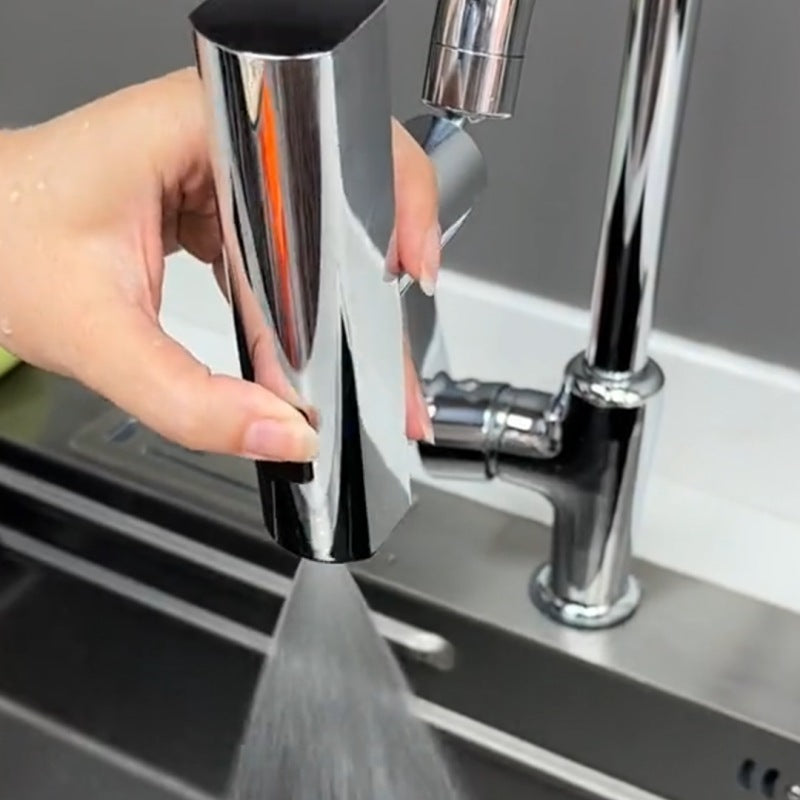 360° Rotating Faucet Nozzle – Splash-Proof Waterfall Bubbler for Sinks