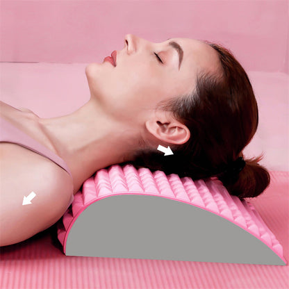 Back Stretcher Pillow – Neck & Lumbar Support for Pain Relief & Relaxation