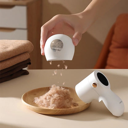 Smart Fabric Lint Remover – USB Rechargeable LED Display Hairball Trimmer