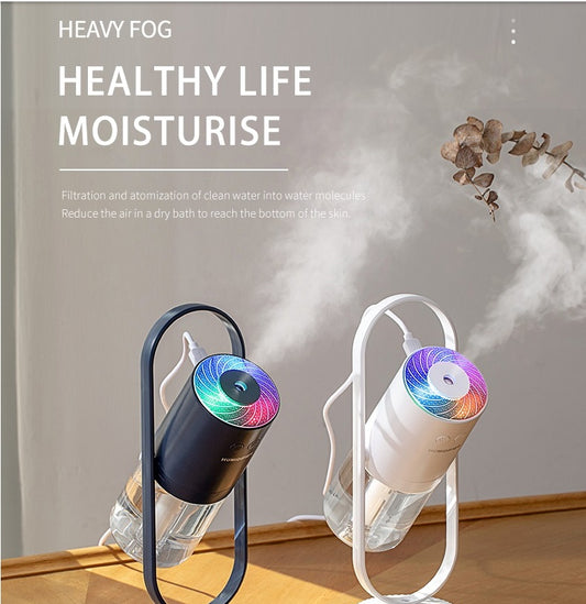 Magic Shadow USB Humidifier – Ultrasonic Mist with Night Light & Star Projection