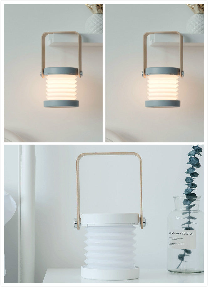 Foldable LED Night Lamp – Touch Dimmable & USB Rechargeable for Cozy Spaces