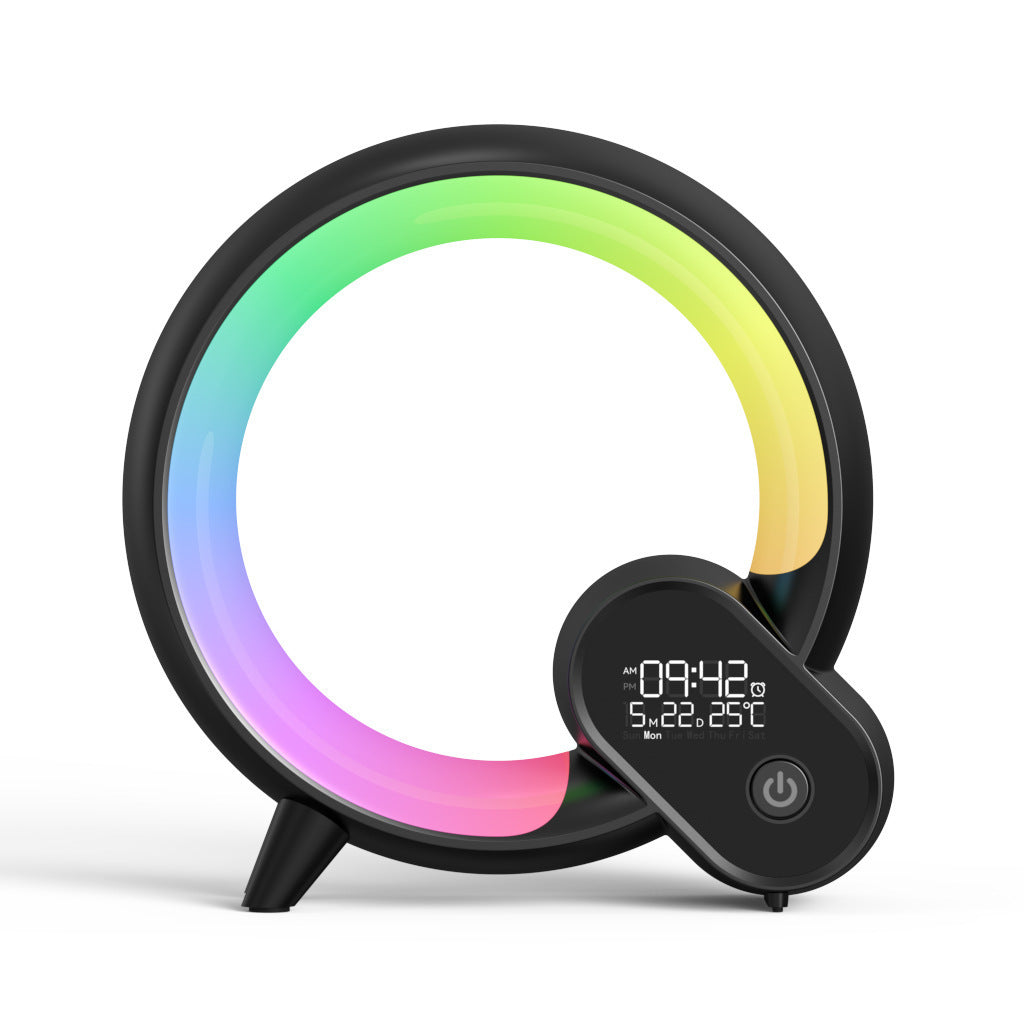 Sunrise Wake-Up Alarm Clock – Analog Display with Bluetooth Audio & Color Mood Light