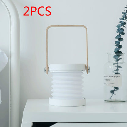 Foldable LED Night Lamp – Touch Dimmable & USB Rechargeable for Cozy Spaces