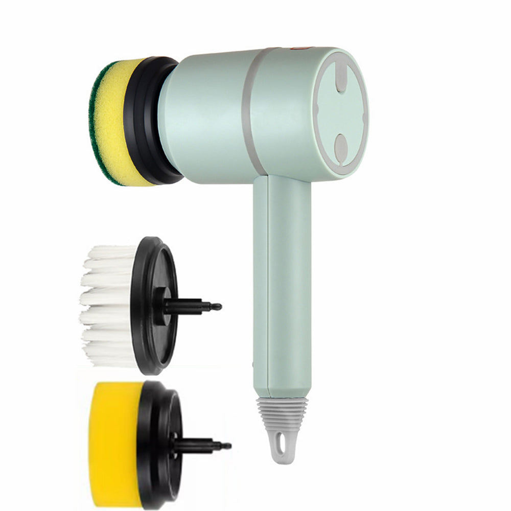 Wireless Electric Cleaning Brush – USB Rechargeable Kitchen & Bathroom Scrubber