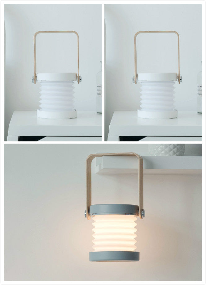 Foldable LED Night Lamp – Touch Dimmable & USB Rechargeable for Cozy Spaces