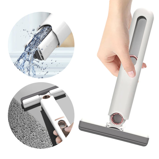 Mini Squeeze Mop – Portable Sponge Cleaner for Floors, Glass & Desktops