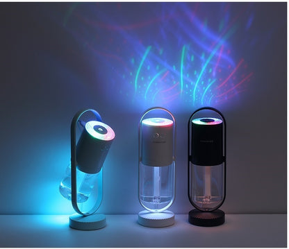 Magic Shadow USB Humidifier – Ultrasonic Mist with Night Light & Star Projection