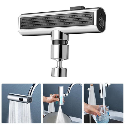 360° Rotating Faucet Nozzle – Splash Proof Waterfall Bubbler for Sinks (Faucet Nozzle Replacement) - Slushin_Dept