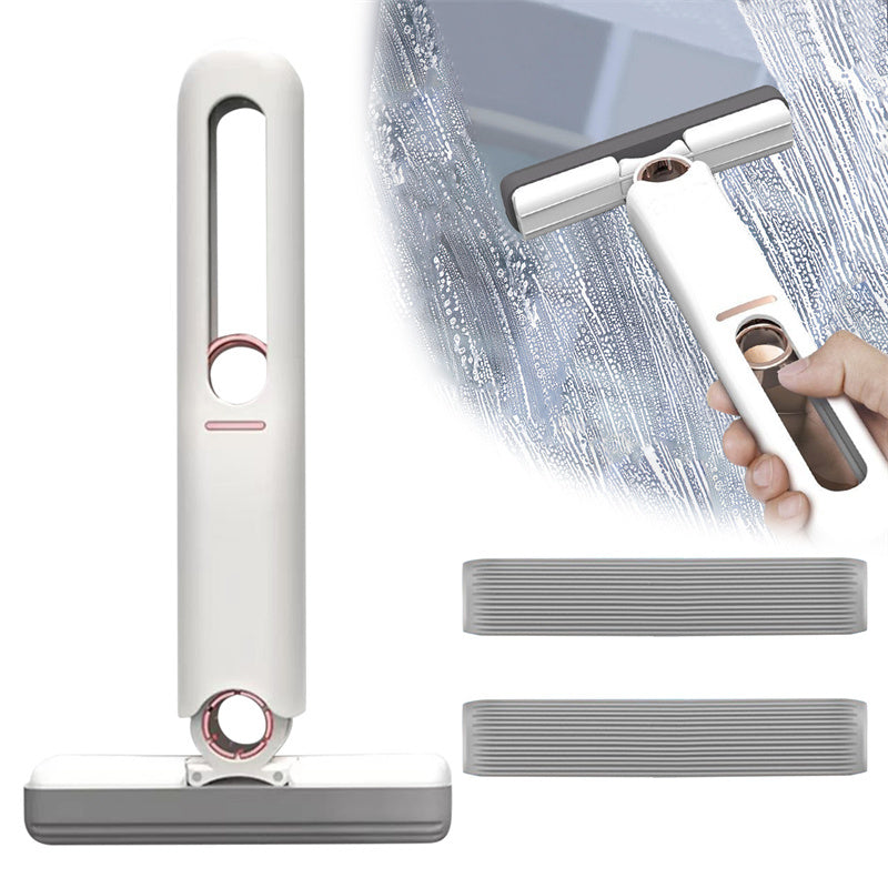 Mini Squeeze Mop – Portable Sponge Cleaner for Floors, Glass & Desktops