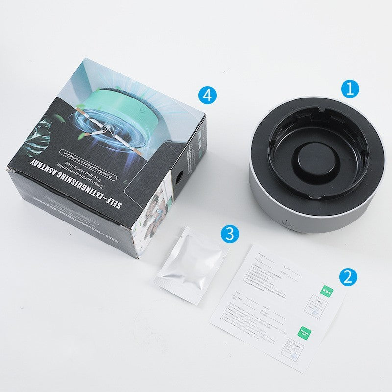 Smart Air Purifier Ashtray – Smoke Without the Smell