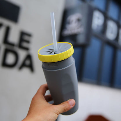 Double-Insulated Twist Tumbler – Portable Sippy Cup with Straw for Kids & Adults
