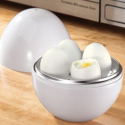 4 - Egg Microwave Boiler – Quick Cooker for Perfect Soft or Hard Boiled Eggs - Slushin_Dept