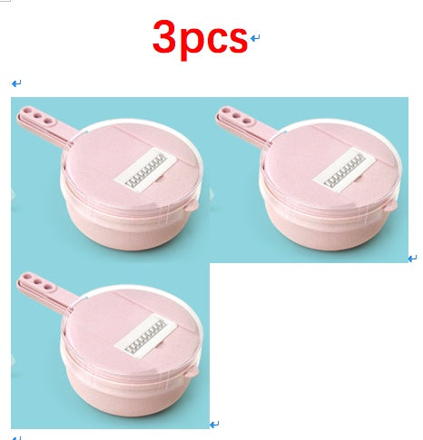 8-in-1 Mandoline Slicer – Multi-Blade Veg Cutter with Peeler & Strainer