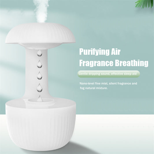 Anti-Gravity Humidifier – Silent Cool Mist with Levitating Water Drop Effect