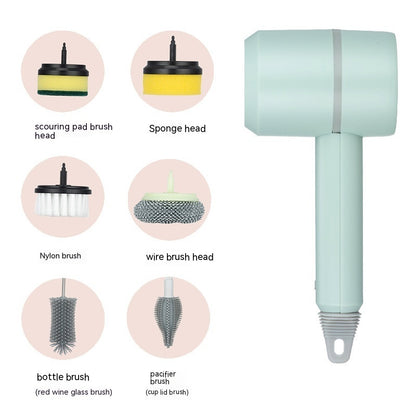 Wireless Electric Cleaning Brush – USB Rechargeable Kitchen & Bathroom Scrubber