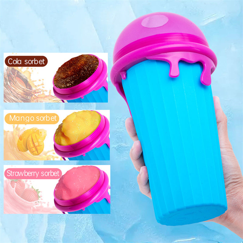 500ml Slushy Maker Cup – Quick-Freeze Smoothie & Ice Cream Cup for Summer Drinks