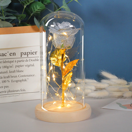 Eternal LED Rose in Glass – Romantic Valentine’s & Wedding Gift