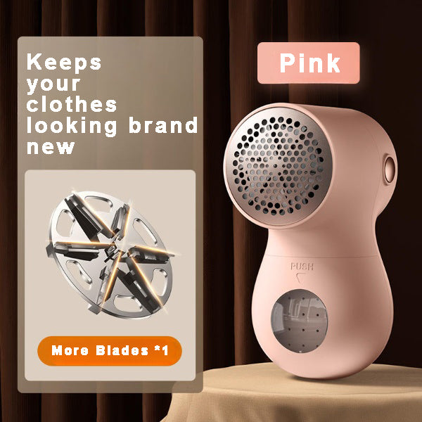 Smart Fabric Lint Remover – USB Rechargeable LED Display Hairball Trimmer