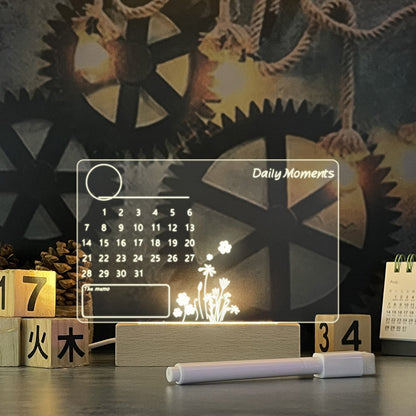 LED Message Board Lamp – USB Note Light with Marker for Gifting & Decor