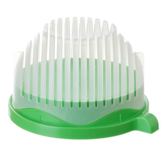 3-in-1 Salad Cutter Bowl – Slice, Rinse & Serve with Safety and Ease