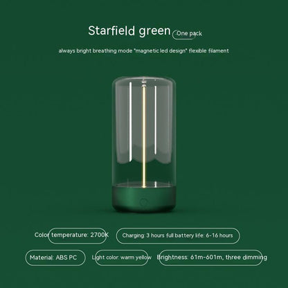 Rechargeable LED Camping Light – Type-C Portable Lamp with Anti-Drop Design & Ambient Glow