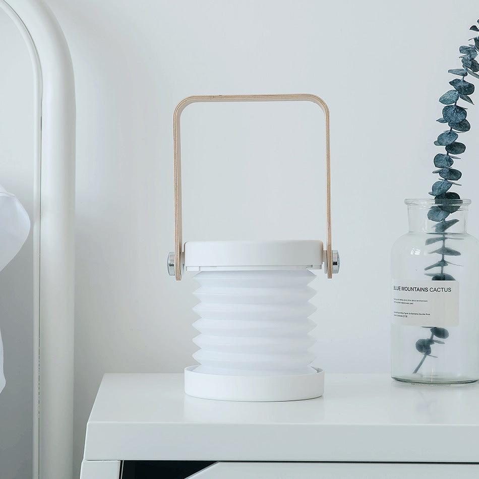 Foldable LED Night Lamp – Touch Dimmable & USB Rechargeable for Cozy Spaces