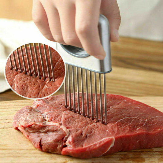 Stainless Steel Vegetable Holder – Precise Veggie Slicing Made Easy