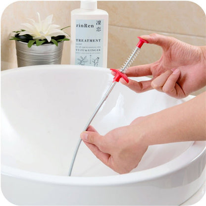 60cm Drain Clog Remover – Flexible Hair & Gunk Cleaner for Sinks - Slushin_Dept