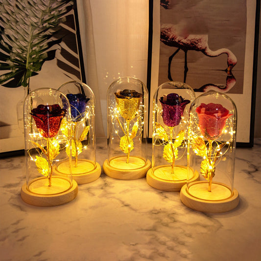 Eternal LED Rose in Glass – Romantic Valentine’s & Wedding Gift
