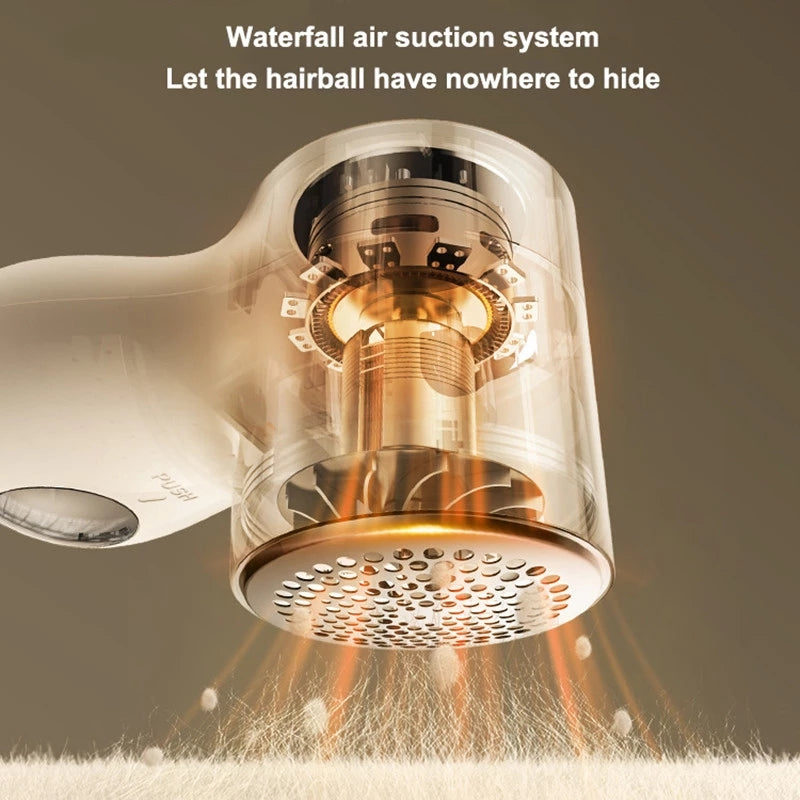 Smart Fabric Lint Remover – USB Rechargeable LED Display Hairball Trimmer