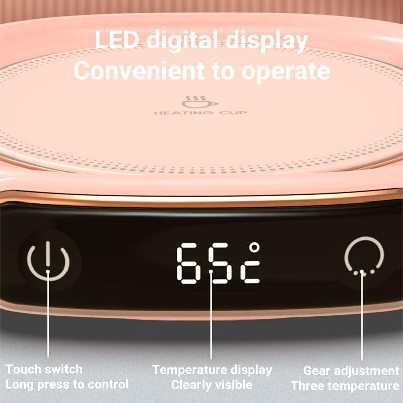 Smart Mug Warmer – Constant Temp Heating Pad for Coffee & Tea